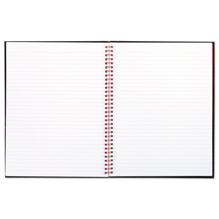 Twinwire Hardcover Notebook Plus Pack, Wide/Legal Rule, Black, 11 x 8.5, 70 Sheets, 2/Pack