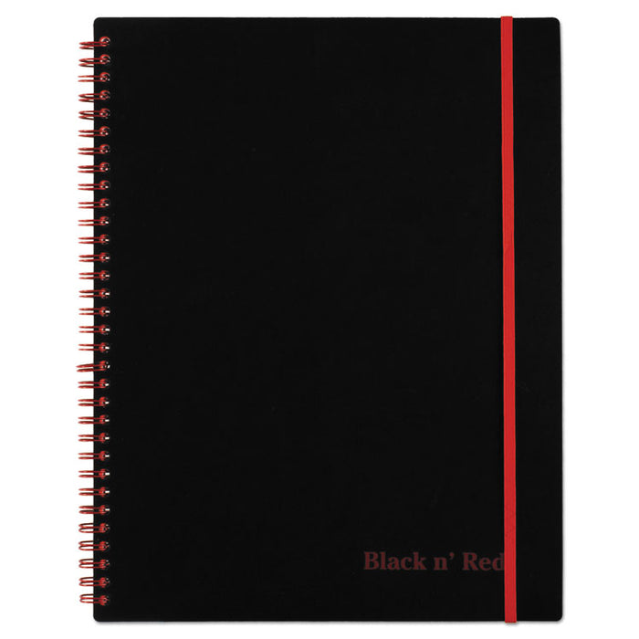 Flexible Cover Twinwire Notebook, SCRIBZEE Compatible, 1 Subject, Wide/Legal Rule, Black Cover, 11 x 8.5, 70 Sheets