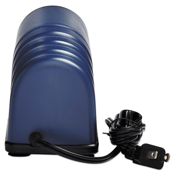 Powerhouse Office Electric Pencil Sharpener, AC-Powered, 3" x 6.25" x 4.5", Translucent Blue