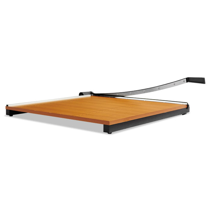 Square Commercial Grade Wood Base Guillotine Trimmer, 20 Sheets, 30" x 30"