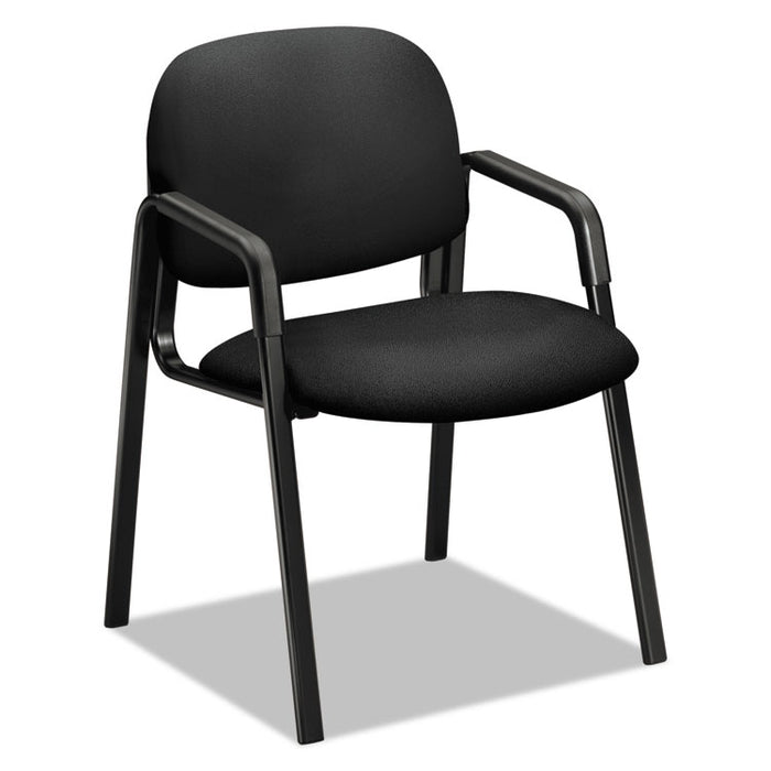 Solutions Seating 4000 Series Leg Base Guest Chair, 23.5" x 24.5" x 32", Black