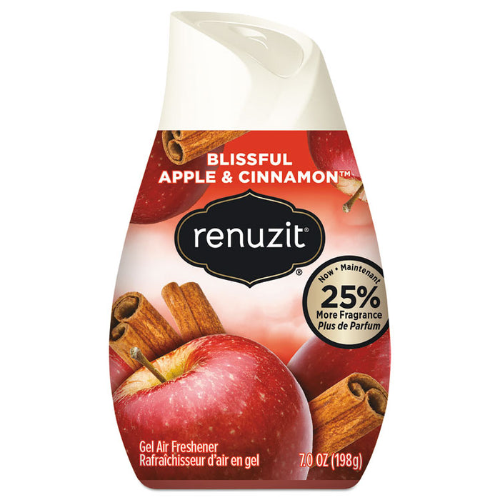 Adjustables Air Freshener, Blissful Apples and Cinnamon, 7 oz Cone, 12/Carton