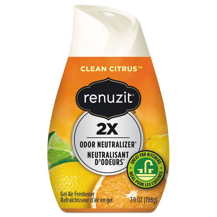 Adjustables Air Freshener, Citrus Sunburst, 7 oz Cone, 12/Carton