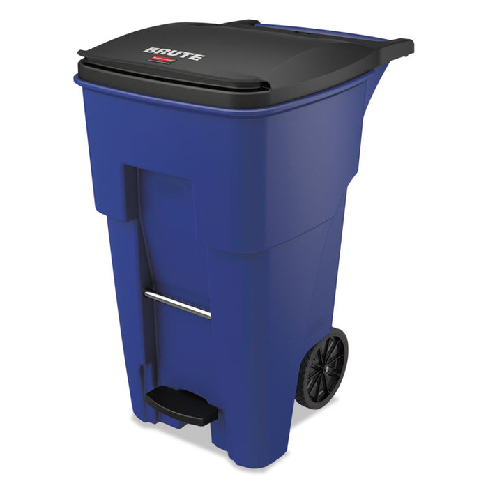 Brute Step-On Rollouts, Square, 65 gal, Blue