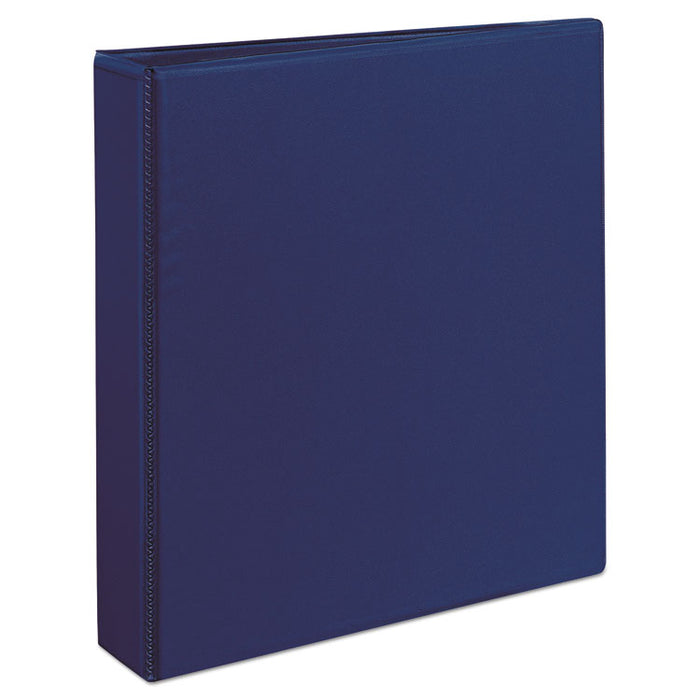 Durable View Binder with DuraHinge and Slant Rings, 3 Rings, 1.5" Capacity, 11 x 8.5, Blue