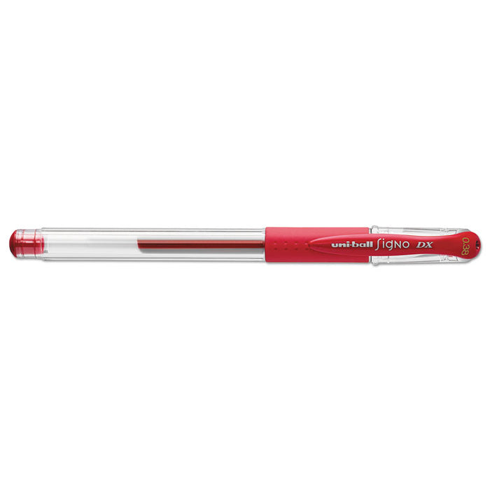 Stick Gel Pen, Micro 0.38mm, Assorted Ink, Clear Barrel, 8/Set