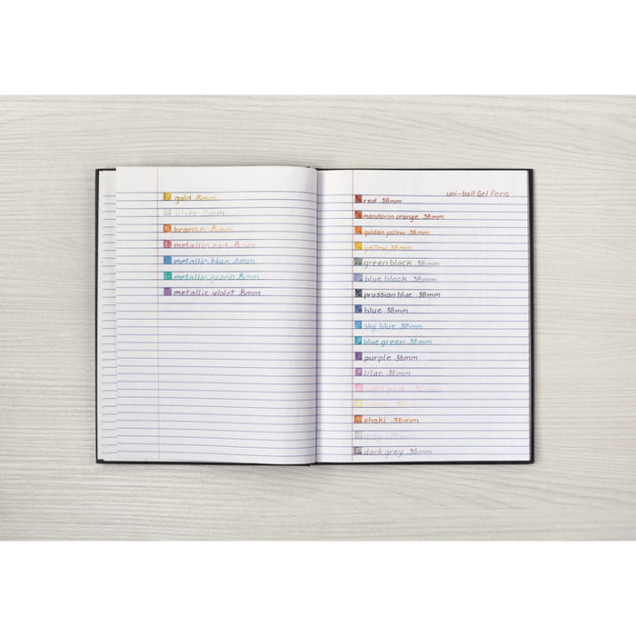 Stick Gel Pen, Micro 0.38mm, Assorted Ink, Clear Barrel, 8/Set