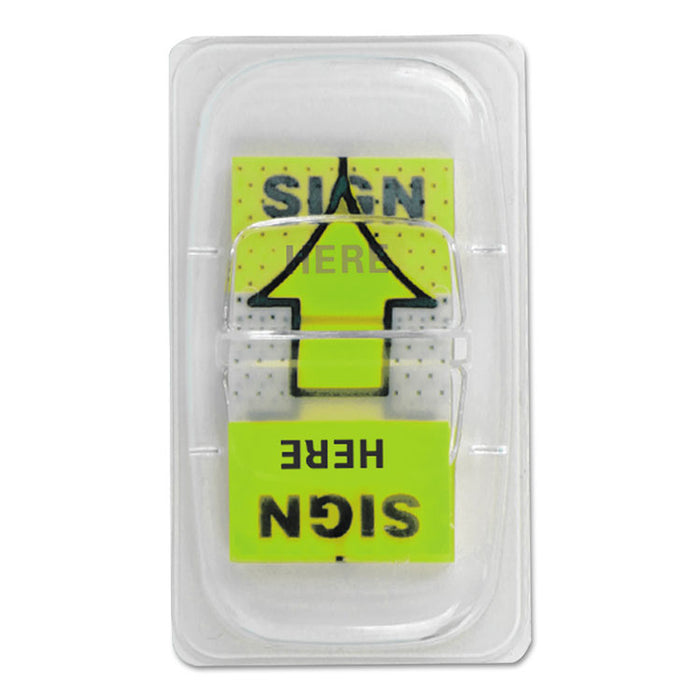 Deluxe Message Arrow Flags, "Sign Here", Assorted Colors, 120/Pack