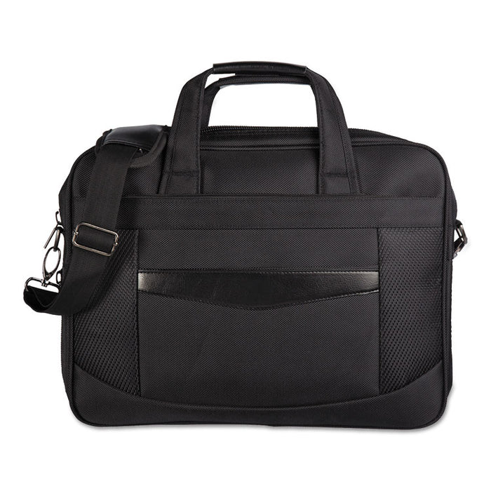 Gregory Executive Briefcase, 16.25" x 4.25" x 11.5", Nylon, Black
