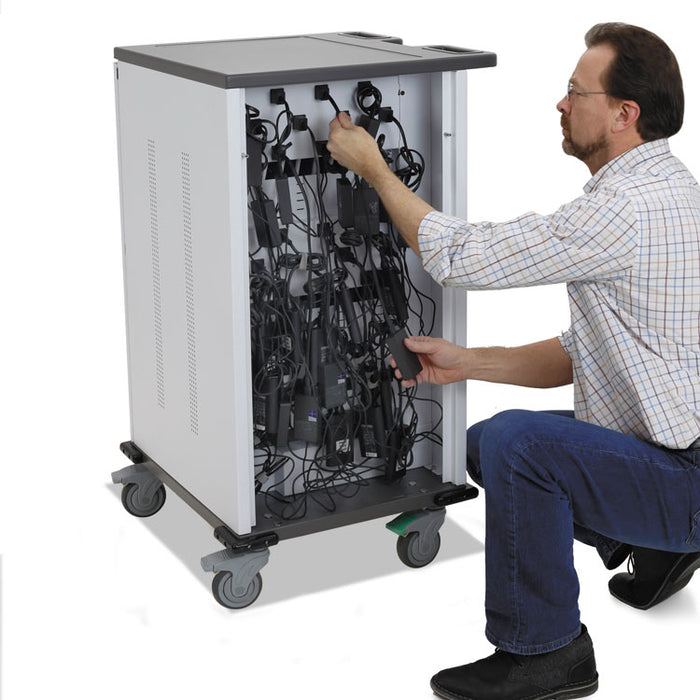 YES Basic Charging Cart, 23.2" x 23.4" x 41.5"