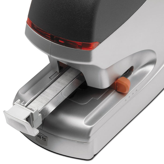 Optima 45 Electric Stapler, 45-Sheet Capacity, Silver