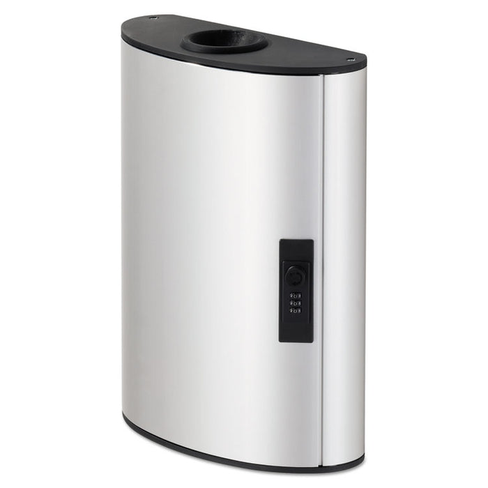 Key Box Plus, 54-Key, Brushed Aluminum, Silver, 11.75 x 4.63 x 15.75