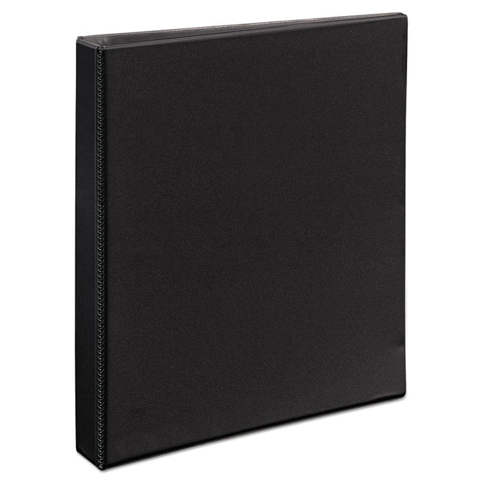 Heavy-Duty Non Stick View Binder with DuraHinge and Slant Rings, 3 Rings, 1" Capacity, 11 x 8.5, Black, (5300)