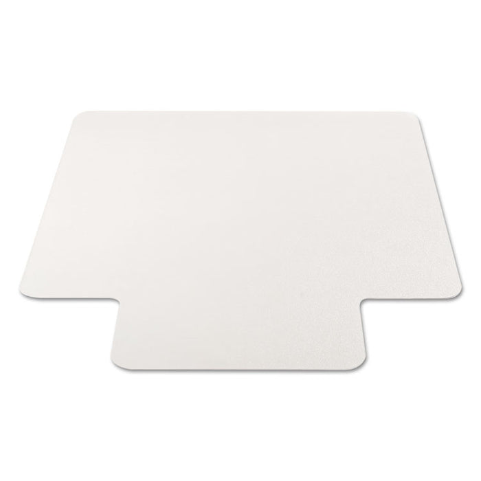 All Day Use Non-Studded Chair Mat for Hard Floors, 36 x 48, Lipped, Clear