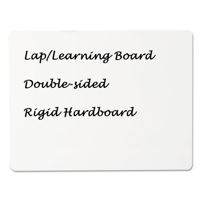 Lap/Learning Dry-Erase Board, 11 3/4" x 8 3/4", White, 6/Pack