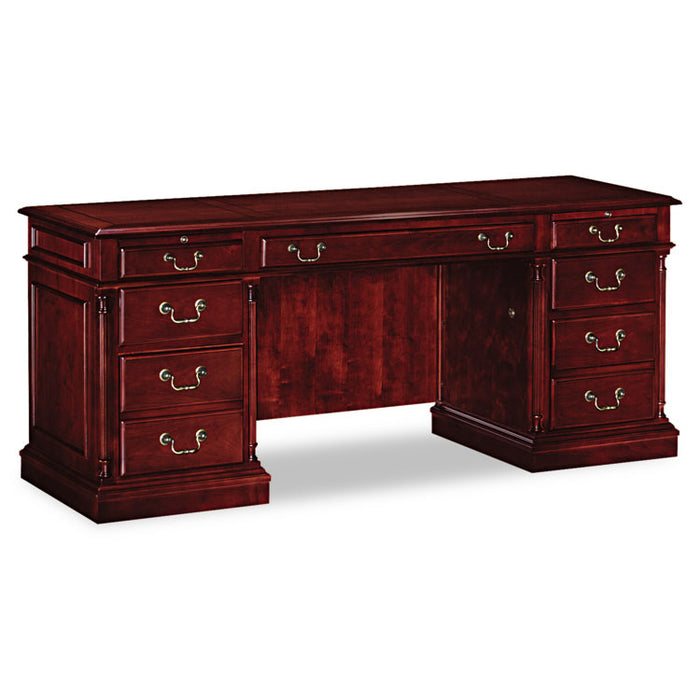 Keswick Collection Kneehole Credenza, 72w x 24d x 30h, Cherry