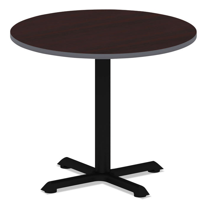 Reversible Laminate Table Top, Round, 35.38w x 35.38d, Medium Cherry/Mahogany