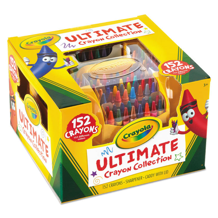 Ultimate Crayon Case, Sharpener Caddy, 152 Colors