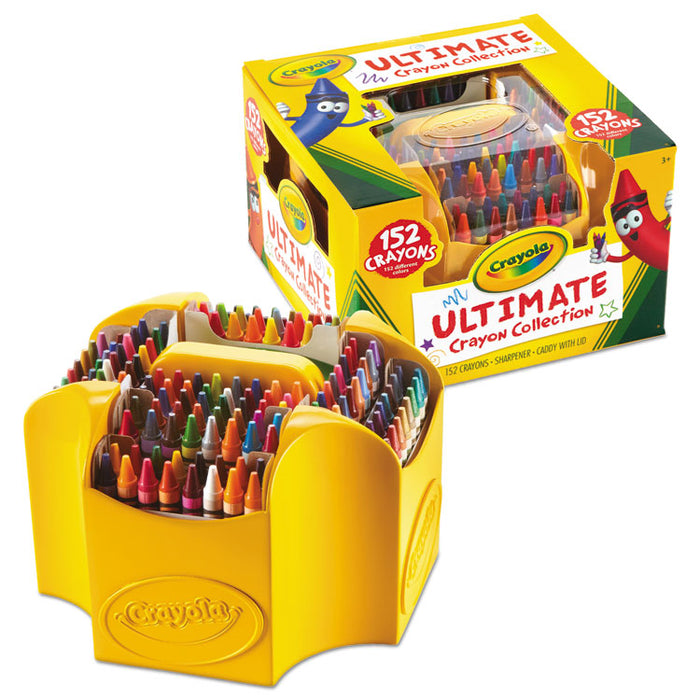 Ultimate Crayon Case, Sharpener Caddy, 152 Colors