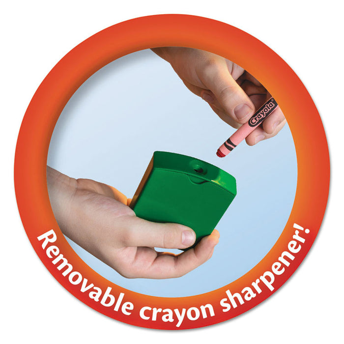 Ultimate Crayon Case, Sharpener Caddy, 152 Colors