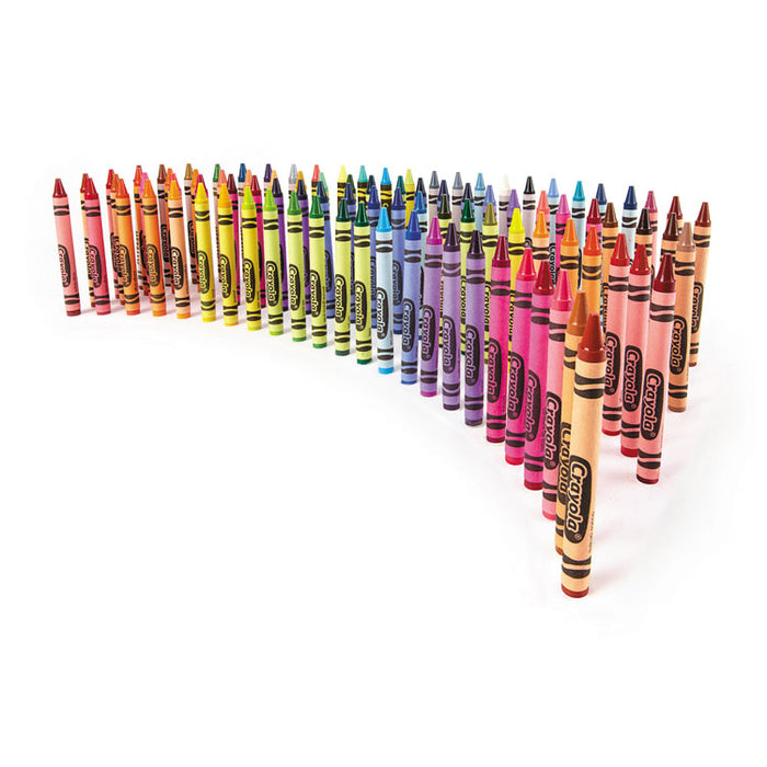 Classic Color Crayons in Flip-Top Pack with Sharpener, 96 Colors