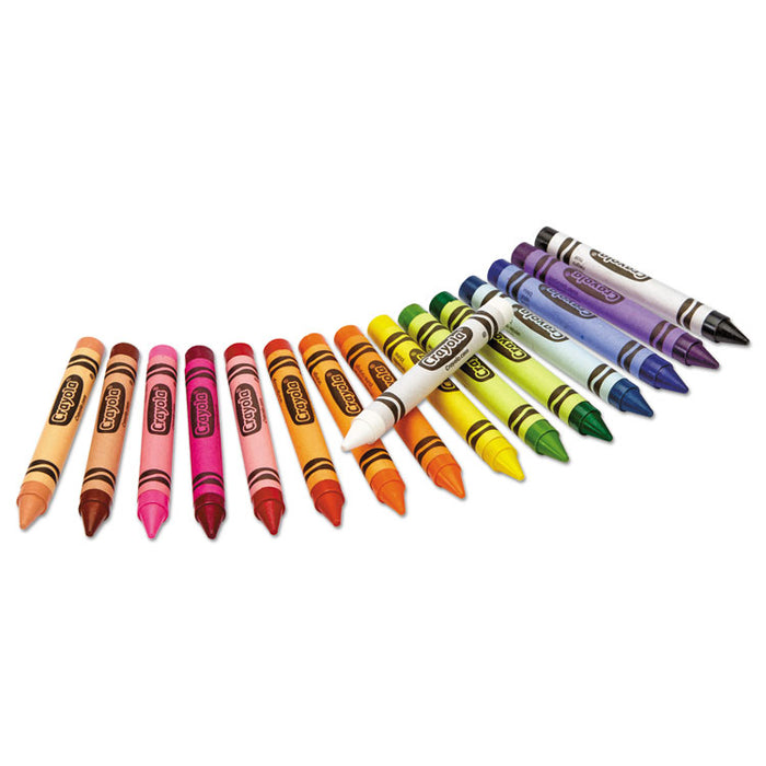 Large Crayons, 16 Colors/Box