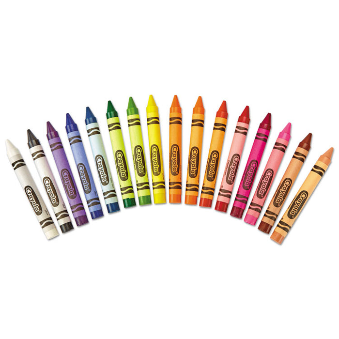 Large Crayons, 16 Colors/Box