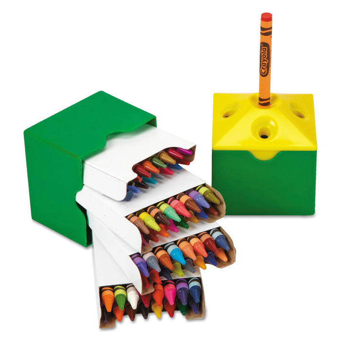 Classpack Regular Crayons, Assorted, 13 Caddies, 832/Box
