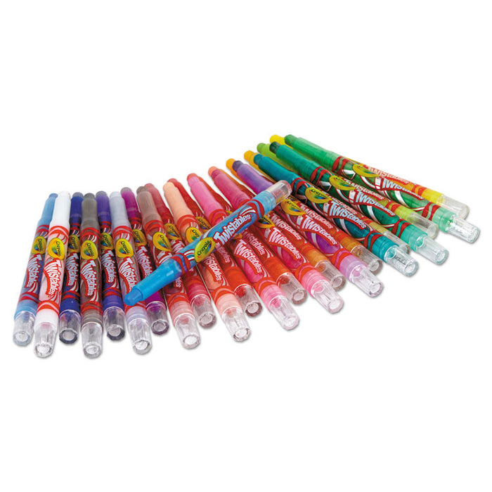 Twistables Mini Crayons, 24 Colors/Pack
