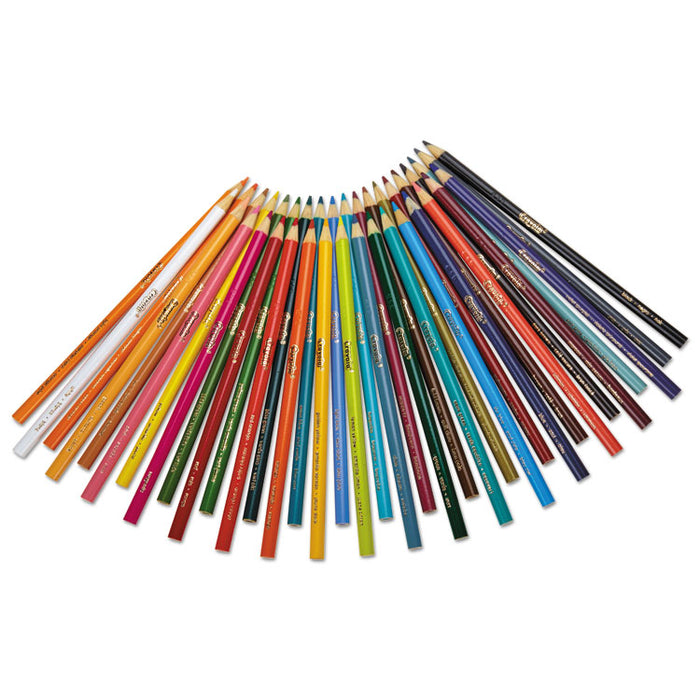 Short-Length Colored Pencil Set, 3.3 mm, 2B (#1), Assorted Lead/Barrel Colors, 36/Pack