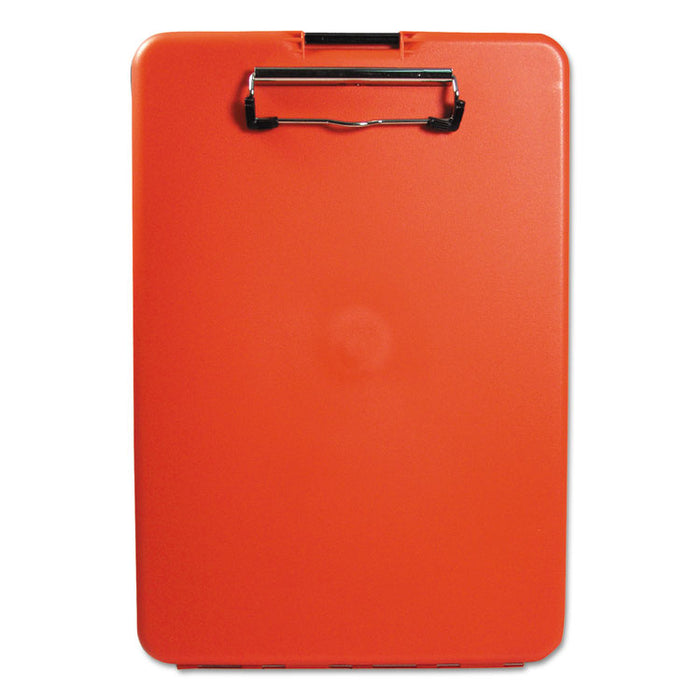 SlimMate Storage Clipboard, 1/2" Clip Capacity, Holds 8 1/2 x 11 Sheets, Red