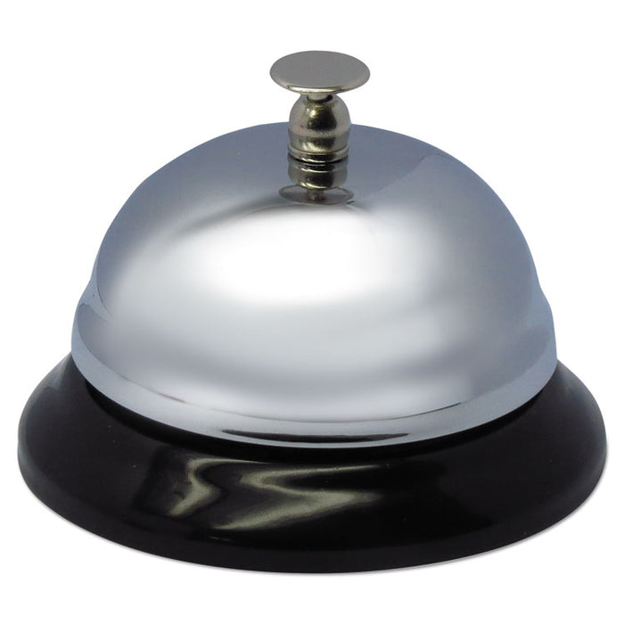 Call Bell, 3.38" Diameter, Brushed Nickel
