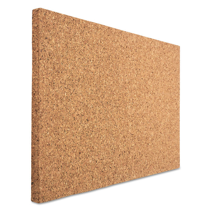 Designer Cork Bulletin Board, 24" x 38", Natural