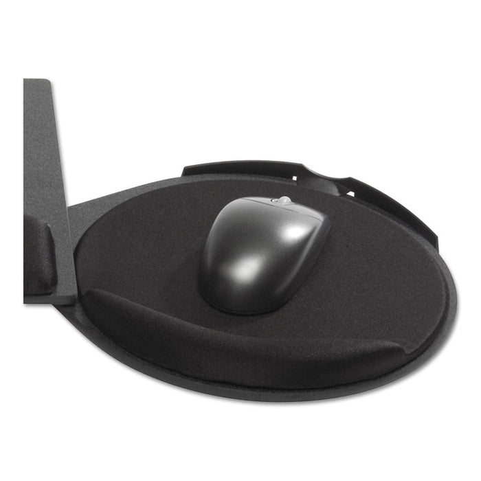 Leverless Lift N Lock Keyboard Tray, 19w x 10d, Black