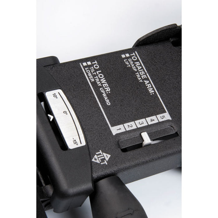 Lever Less Lift N Lock California Keyboard Tray, 28 x 10, Black