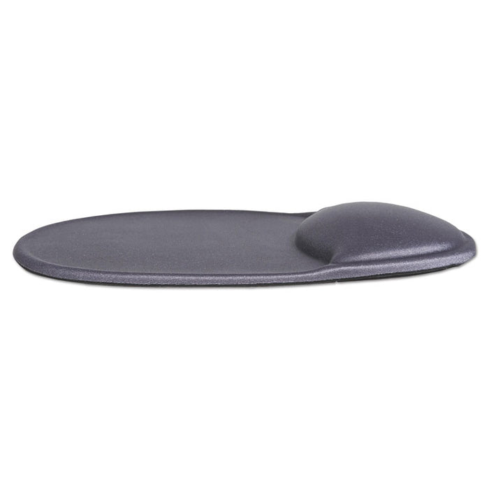 Mouse Pad with Wrist Rest, Memory Foam, Non-Skid, 8-3/4 x 10-3/4 x 1-1/4, Slate