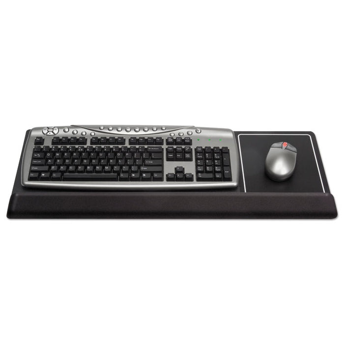 Extended Keyboard Wrist Rest, Memory Foam, Non-Skid Base, 27 x 11 x 1, Black