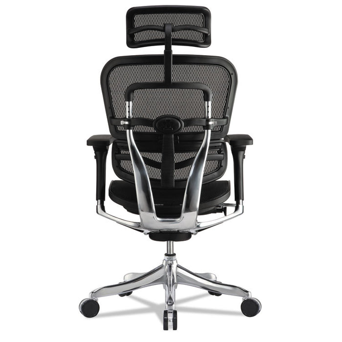 Ergohuman Elite High-Back Chair, , Black Seat/Black Back, Black Base