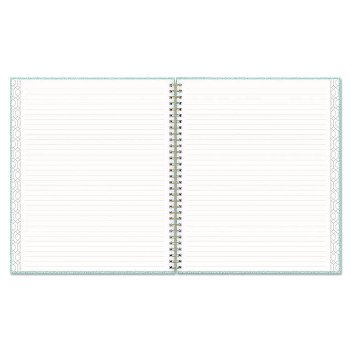 Notebook, 1 Subject, Medium/College Rule, Aqua Cover, 10 x 8, 80 Sheets