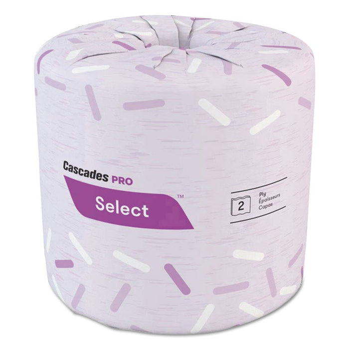 Select Standard Bath Tissue, 2-Ply, White, 4.25 x 3.75, 500/Roll, 96/Carton