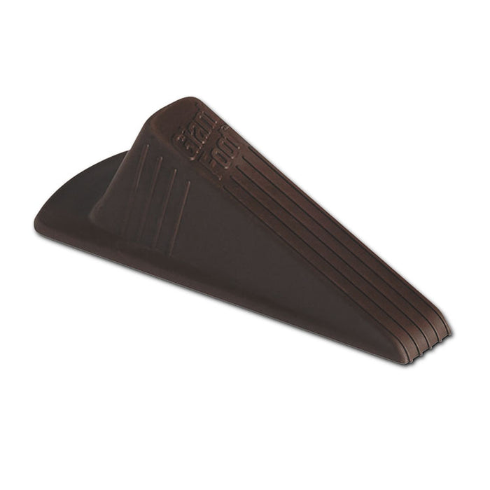 Giant Foot Doorstop, TPR, 3.5w x 6.75d x 2h, Brown, 12/Pack