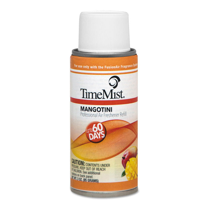 MicroTech Metered Aerosol Fragrance Dispenser Refills, Mango, 3 oz, 6/Carton