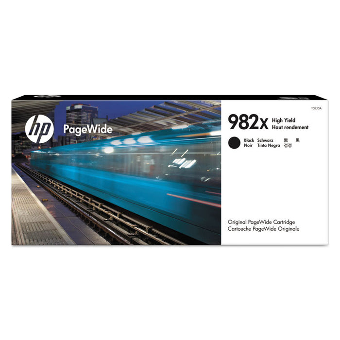 HP 982X, (T0B30A) High Yield Black Original PageWide Cartridge