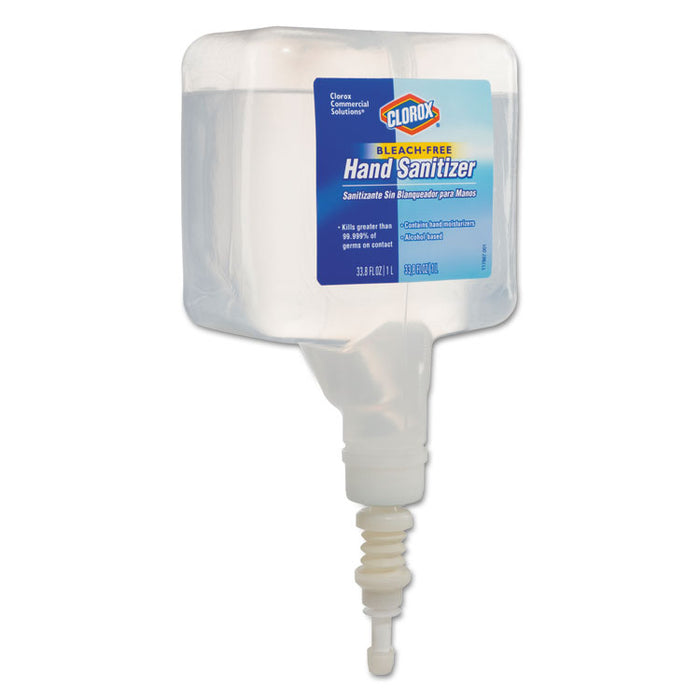 Hand Sanitizer Touchless Dispenser Refill, 1 Liter, 4/Carton