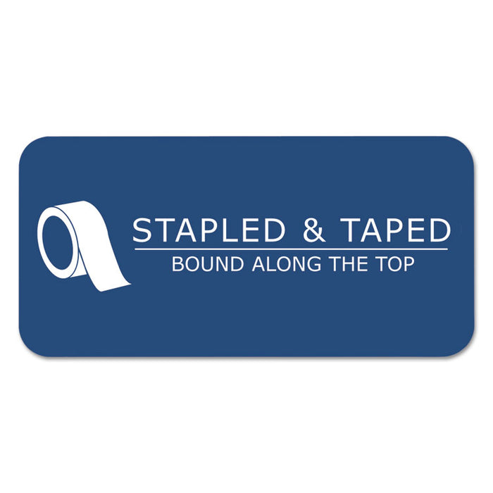 USDA Bio-Preferred Legal Pad, Wide/Legal Rule, 5 x 8, White, 40 Sheets, 12/Pack