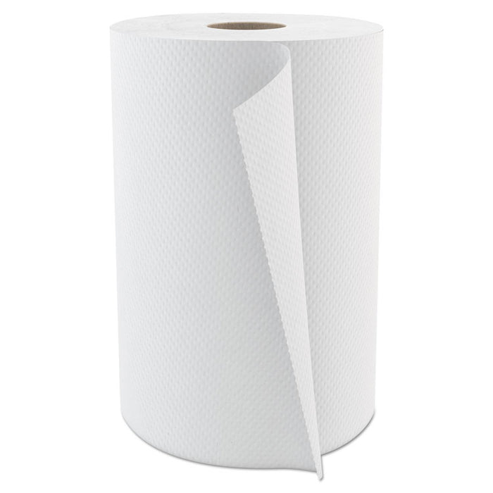 Select Roll Paper Towels, 1-Ply, 7.875" x 600 ft, White, 12/Carton