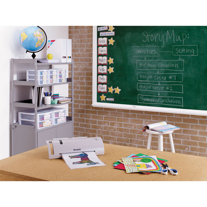 Thermal Laminator Value Pack, Two Rollers, 9" Max Document Width, 5 mil Max Document Thickness