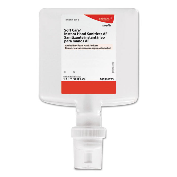 Soft Care Instant Hand Sanitizer AF, 1300 mL Cartridge, Fresh Scent, 6/Carton