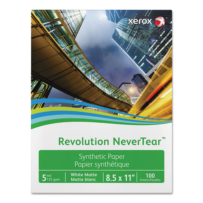 Revolution NeverTear, 8 mil, 8.5 x 11, Smooth White, 500/Ream