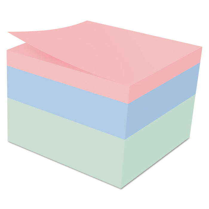 Original Cubes, 3" x 3", Seafoam Wave Collection, 490 Sheets/Cube